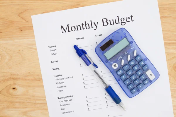 Monthly Budget
